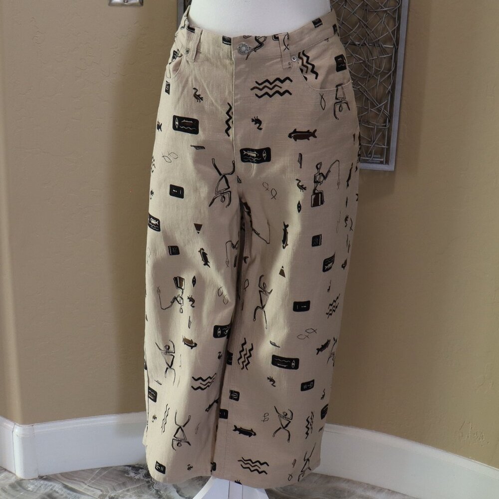 Chico's "Fish" Cropped Pants.